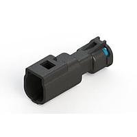 Vỏ Dây 2 Chân 2A Đực HSNG Đen 1-1.25MM Bước 2MM EDAC 566-002-000-710