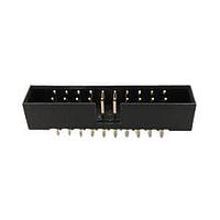 Adam Tech 2BHR-16-VUA Shrouded CONN HEADER VERT 16POS 2MM