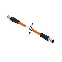Molex 1201080309 Sensor Cables / Actuator Cables MIC 4P M/MP ST/ST D-CODED 25M ORG TPE