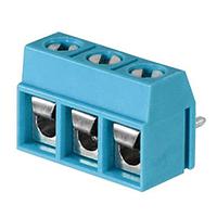 Khối đầu cuối cố định, loại vít, 5.00, dọc, 14 cực, CUI Xanh dương, vít rãnh, gắn PCB Same Sky (formerly CUI Devices) TB002V-500-14BE