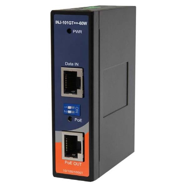 60w Injector ORing INJ-101GT++-60W PoE Injectors 1-port Gigabit 60W PoE Injector ...