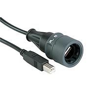 Cáp kết nối USB đầu A sang B dài 3M00 Bulgin PXP6040/A/3M00