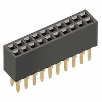 Harwin M50-3000445 Headers & Wire Housings 4+4 Pos. Female DIL Vertical Throughboard Conn.