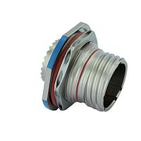 Amphenol Aerospace CF-5E9719-04S レセプタクル MTC-HD コネクタサイズ 19ジャムナット オリーブドラブ カドミウム