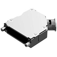 Vỏ Bọc D-Sub Có Dải Bọc Vỏ Bọc Hình Bầu Dục Có Rãnh Bên, F, Ren UNC 4-40 / Bộ Vòng Đệm, Kích Thước 3 Amphenol Positronic D25000AKNT20/AA