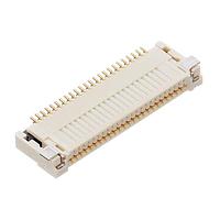 Omron Electronics XF2M-2415-1A ボードマウント 0.5mm ロータリーバックロック SMT デュアル 24P 接着式