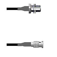 Amphenol Custom Cable Q-1T00V0003012i RF Cable Assemblies N-SJB/HDBNC-SP G174 12I