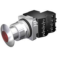 Đẩy-Kéo PP2, MTD, Biến áp 120V, Màu đỏ bóng, 2NO-2NC SIEMENS 52PP2G2B