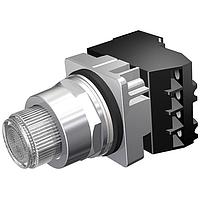 SIEMENS 52PT6KAA Push-to-Test PTT PL/ILL PB,MOM,XFMR,600V,CLR,1NO-1NC