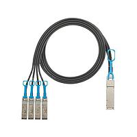 Panduit PHQ4SFPXA1MBL Ethernet Cables / Networking Cables QSFP+ to SFP+ Hydra Copper Cable Assembl