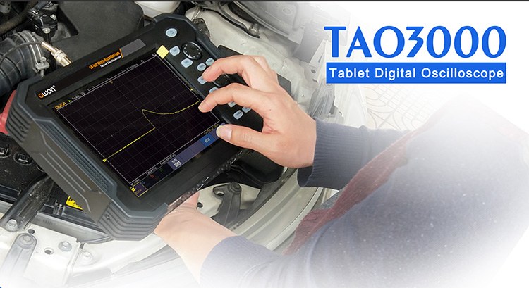 OWON four-channel TAO3000 series tablet oscilloscope