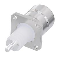 Bộ chuyển đổi RF - Giữa các dòng HPQD Đầu cái sang Đầu đực Terminal M5x0.8 với Mặt bích 4 lỗ Amphenol Times Microwave Systems 3191-6217