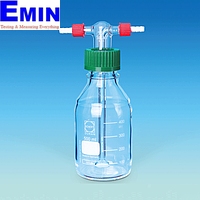 Bình hút, sục khí thủy tinh DURAN SciLab SL.Bot2087 (Nắp GL45, vòng đệm PTFE/Silicone; w/ filter P1; 1000ml)