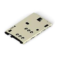 AMP Connectors - TE Connectivity 2174918-1 ຕູ້ເຊື່ອມຕໍ່ການຈັດເກັບຂໍ້ມູນ PUSH-PUSH SIM CONN SUPER LOW PRO