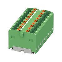 PHOENIX CONTACT 3002886 配电块 PTFIX 18X1,5-G GN 1.5mm2 粘贴安装