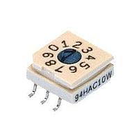 Grayhill 94HAB10WT Rotary Switches Rotary DIP Switch Flush 10 Pos
