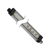 Banner Engineering WLS28-2CBR-430XQ LED Lighting Bars WLS28-2 Work Light Strip; Length: 430 mm; Voltage: 12-30 V dc; Environmental Rating: IP50; Color:Blue (100%) Red (100%); Cascadable; 4-pin M12 Integral QD
