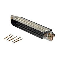 Đầu nối D-Sub loại cái 26 chân mật độ cao, vỏ kẽm bấm cos, cụm vỏ lưng tuân thủ RoHS, có cần khóa Amphenol Positronic ODD26F10GVL0/AA-14