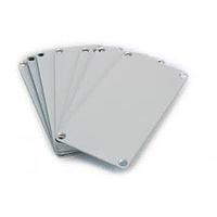 Tấm cuối nhôm, Bộ 10 cái trong suốt, cho 1455N1201 Hammond Manufacturing 1455NAL-10