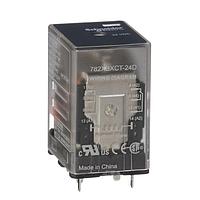 Schneider Electric Relays 782XBXCT-24D Cube 782 Ice Cube Relay DPDT, 15A, Cvr w/PCB