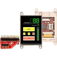 4D Systems gen4-uLCD-28D-PI ノンタッチ 2.8インチ gen4 LCD パック for Raspberry Pi with gen4-uLCD-28D、4D シリアル Pi アダプター + ケーブル