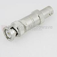 Fairview SA01B-06  6 dB Fixed Attenuator BNC Male To BNC Female Up To 1,000 MHz Rated To 0.5 Watts With Brass Tri-Metal Body