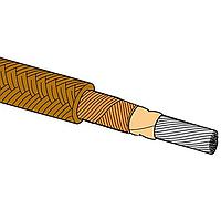 Dây đốt nóng, sợi thủy tinh phát thải thấp phủ cách điện PFA OMEGA HTTG-1CU-620S-1000 (1000 ft, 600 V, 20 AWG)