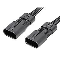Molex 45146-0601 Discrete Wire Squba OTS Cable Plug SR 150mm 6Ckt BLK