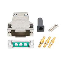 Bộ Vỏ Sau D-Sub FCT Bộ Kết Nối Vỏ Sau Bộ Kết Nối D-Sub Hỗn Hợp Bộ Kết Nối Crimp Công Suất Cao CONT 3 Mạch Molex 173114-0983