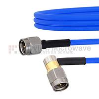 Fairview FMCA1040 SMA Male to RA SMA Male Cable FM086FLEX Coax and RoHS Compliant