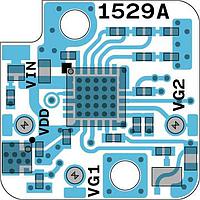 Quantic X-Microwave XM-B8U7-0404D-SP Bias Controller Active Bias Controller, HMC980LP4E [PCB: 1529]Spring Pins