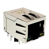 Modular 2.5G MAGNETICS, CHẮN ĐẦY ĐỦ MẶT TRÊN & TAB BÊN, LED XANH LÁ VÀ VÀNG, 15u Kycon G15LX-110S7-2.5G-G/Y-15