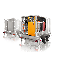 Máy lọc khử khí dầu bằng nhiệt và chân không GlobeCore UVM-10A (10m³/h; 15m³/h; 185kW)