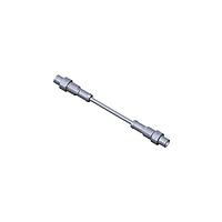 Amphenol LTW M12A04ML-12AML-PD002 Sensor Cables / Actuator Cables Circular Metric Connector MPronto-12 (M12 Push Pull), A Code, Metal, 4A, 04 pins, Male Connector, Male Contact, Straight-to-Straight, Overmolded Double Ended, Length 2000mm, IP68 Mated