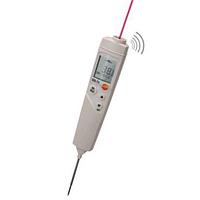 Máy đo nhiệt độ hồng ngoại có laser lấy dấu và đầu đo xuyên thực phẩm TESTO 826-T4 (-50 ~ +300 °C)