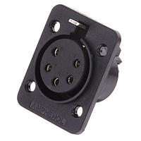 Đầu Nối Loa FEM CHASIS RECT FLNG Gia Công CONT Amphenol Audio AP-5-21