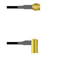 Amphenol Custom Cable Q-3B03S0003006i RF Cable Assemblies SMA-SP/SMB-RP G174 6I