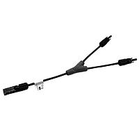 Amphenol Technical Products MDH-10-66-1Y-H4-P ソーラーコネクター / 太陽光発電コネクター オーバーモールドY字型分岐、H4コネクター、2F1M、PV-20180904-01