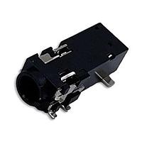 Switchcraft 35RASMT8CHNTRX Phone Connectors 3.5MM SMT Jack, Narrow Body, TRRS, Tip/Ring Switch, On Tape & Reel