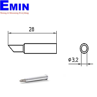 WELLER MXTCC45 납땜 팁 (3.2mm)