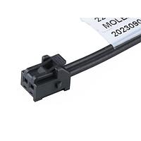 Molex 224090-1022 Specialized Cables KK Plus 250-to-Pigtail 2.50mm P SR 150mm Lgth 2 Ckts Blk