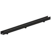 Essentra Components RDC-450-102 Snap-In Card Guide,Deep,Snap In,Blk,4.5 in Lg