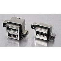 Amphenol Commercial Products MUSBA511N0 USBタイプAコネクタ ラギッドUSBタイプA垂直