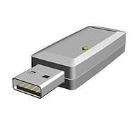 New Age Enclosures P1A-18080462UB USB Enclosure USB Drive 1.8 x 0.8 x 0.4 inch w/ button - White