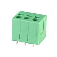 Same Sky (formerly CUI Devices) TBL-0020-500-03GR 固定端子台 3極、ネジなし、垂直、ピッチ5.0、24-12（AWG）、端子台コネクタ