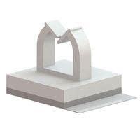 Essentra Components MWSEB-6-19A-RT Clip, Wire Saddle Micro Wire Saddle,Adh Mnt,Natural