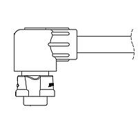 CONXALL CARA62806SP07990 Specialized Cables Mini-Con-X Insta-Click 6#20 Socket Right Angle 79"