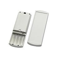 Bud Industries HH-3570-B ハンドヘルドグラバータイプJプラスチックボックス（AA電池収納部付き）（7.2 X 2.6 X 1.1インチ）