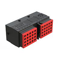 Đầu nối 40 chân, Phích cắm, Tiếp điểm ổ cắm, Kích thước 16, Vít khóa, Phớt trước liên kết, Khóa chìa C Amphenol SINE Systems ARC18-40SC-P013