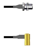 Amphenol Custom Cable Q-1T03S0003018i RF Cable Assemblies N-SJB/SMB-RP G174 18I